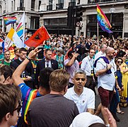 London Mayor Sadiq Khan at London Gay Pride 2017 (35804590745).jpg