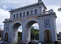 Los arcos, old gate of the city.