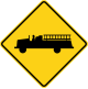 Zeichen W11-8 Notfallfahrzeuge