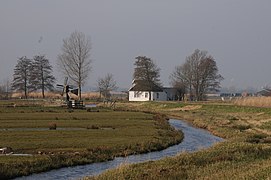 Meadows, polders, windmills and much water in North Holland