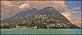 Lugano ed il Lai da Lugano cun il Monte Brè