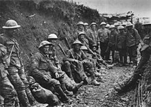 Բրիտանական զինվորները խրամատներում, 1916 թվական:
