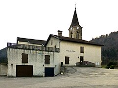 La salle des fêtes communale, au bourg, démolie en juillet 2018