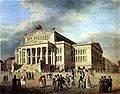 Schinkels Neues Schauspielhaus,[15] Berlin; nå Königliches Schauspielhaus.