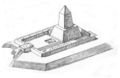 Rekonštrukcia zádušného chrámu (skica)