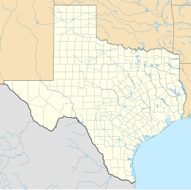 Poloha mesta v štáte Texas