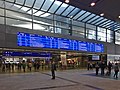 Departure sign of Hauptbahnhof Wien , taken on 14 October, 2014 in Vienna