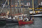 En kopia av den gamla båten Anna Yaroslavna vid Brest under Maritime Festival 2012.