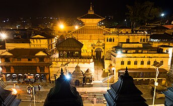 108 Night View Of Pasupatinath Temple