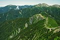 Akaishi Mountains from Mount Shiomi