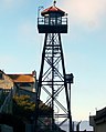 Torre de vigilància de la presó d'Alcatraz.