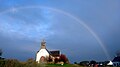 Français : Arc-en-ciel sur l'île d'Hoëdic English: Rainbow in Hoëdic island Morbihan - France