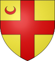 Coat of arms of the Ville family, lords of Montquintin, branch of the preceding.