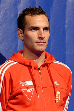 Áron Szilágyi bei der WM 2013