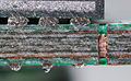 multi-layer PCB, via.