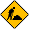 Road works ahead