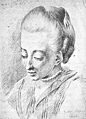 Cornelia Schlosser (born Goethe), sister of Johann Wolfgang von Goethe/ Cornelia Schlosser, geborene Goethe, Schwester von Johann Wolfgang von Goethe