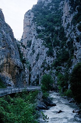 De Aude in de kloof van Pierre-Lys