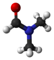 Model bola=dan-pasak dimetilformamida