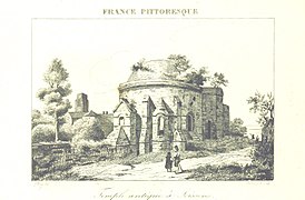 Ruine visible au XIXe siècle.