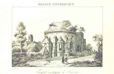 Ruine visible au XIXe siècle.