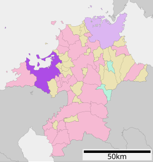 福岡市位置図