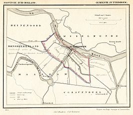 De gemeente Puttershoek in 1867