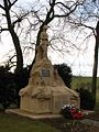 War monument opposite the municipal office