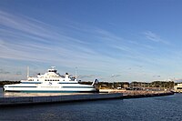Ferja til Dagö i Rohuküla havn i Estland