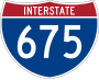 Interstate 675 marker