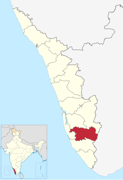 Location in Kerala