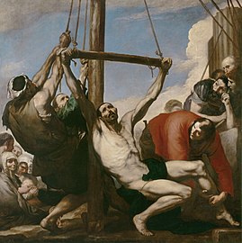 José de Ribera, Le Martyre de saint Philippe, vers 1639, musée du Prado