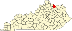 Koartn vo Mason County innahoib vo Kentucky