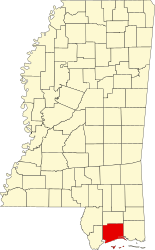 Contea di Harrison – Mappa
