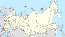 Стаўрапольскі край на мапе