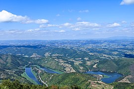 West Morava meanders in Ovčar-Kablar Gorge