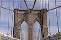 Brooklyn Bridge - Manhattan-side tower