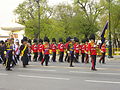 HRH Princess Sirindhorn with her royal guards, 2012.