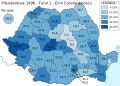 Romanian presidential election 1996 - Constantinescu