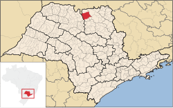 Location of Barretos