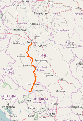 Image illustrative de l’article Route magistrale 22 (Serbie)