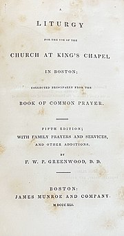 Thumbnail for File:Title 1841 King's Chapel liturgy.jpg