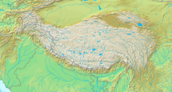 1950年阿薩姆—西藏地震在青藏高原的位置