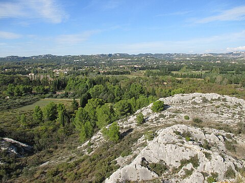 a view from Tours de Castillon (Paradou).