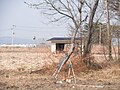 花釜の家屋址。津波により山元町では4,000棟余の家屋が全半壊した （2011年11月4日、山寺字小谷地）