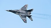 Thumbnail for File:105 Polish Air Force MiG-29A Fulcrum ILA Berlin 2016 10.jpg