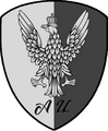 Oznaka rozpoznawcza Agencji Uzbrojenia na mundur polowy.