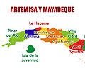Westliche Provinzen Kubas mit Artemisa und Mayabeque