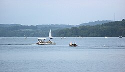 Atwood Lake, seen from near the dam