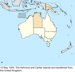 Map of Australia; for details, refer to adjacent text